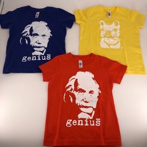 Bright Color Graphic Tees - American Apparel